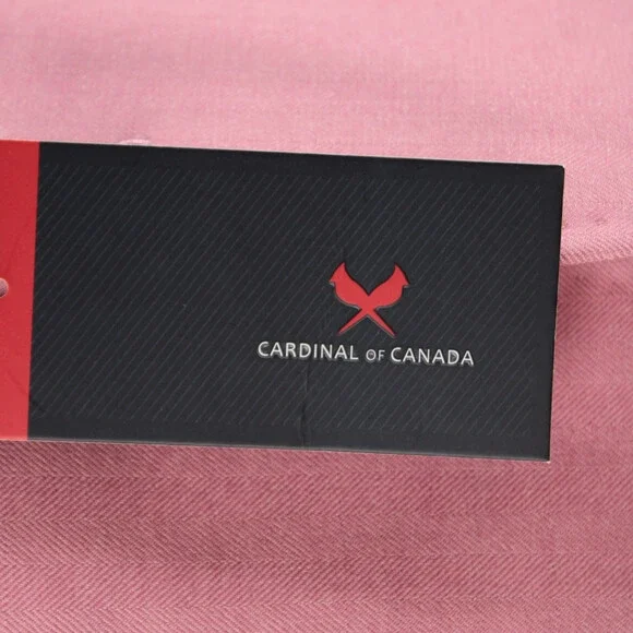 Cardinal of Canada NWT Wool / Silk Sport Coat Size 42S US In Pink Herringbone